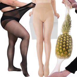 Women Socks Pineapple Anti-scratch Stocking Pantyhose Thin Translucent Invisible Female Plus Size Anti-Cut Leggings Breathable Tights