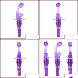 Leg Massagers Toy Masr Female Masturbation Finger Vibrator Clit And G Spot Orgasm Squirt Brush Stick For Woman Adt Products Drop Deliv Dhq4Y