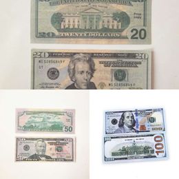 New Fake Money Banknote 10 20 50 100 200 US Dollar Euros Realistic Toy Bar Props Copy Currency Movie Money Faux-billets BES121HAL0GRWG