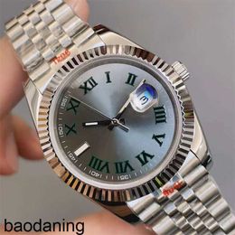 Rolaxs Watch St9 Automatic Mechanical Wimbledon Dial 41mm Size Mens Stainless Steel Luted Bezel Sapphire Glass