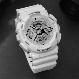 Wristwatches PANARS Watch Men G Style Waterproof Women's Watches LED Digital Electronic Wristwatch Girl Boy Military Sports R235u