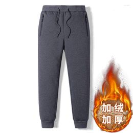 Men's Pants 2024 Autumn And Winter Fashion Trend Plus Fleece Thick Warm Casual Loose Comfortable High Quality Sports