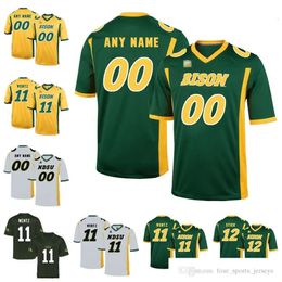 NCAA NDSU Bison College Football Jerseys 10 Lance Dunn Jersey Dimitri Williams Adam Cofield Ty Brooks North Dakota State Jerseys Custom S 44