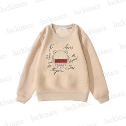 Designer Kids Hoodies Boys Cotton Sweatshirts Children Sweater Tiger Printed Clothing Girls Winter Clothes Autumn Tops Sweaters SDLX Luck