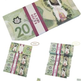Other Festive Party Supplies Prop Money Cad Canadian Dollar Canada Banknotes Fake Notes Movie Props Drop Delivery Home Garden DhvawAO7947QN