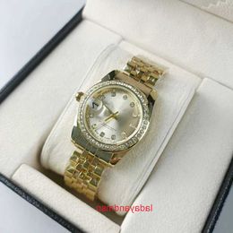 ZF made quanlity Roless watches online shop Journal Fashion Ladies Steel Watch High end Gold Brand Calendar Room With Original Box AKH8 FBXW