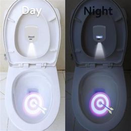 Body Motion Sensor Toilet Light Seat Lighting Backlight Toilet Bowl Auto Night Lamp Sensor Night Light Projector Noveltly2810