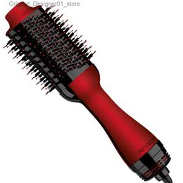 Hair Dryers One-Step Hair Dryer Volumizer Hot Air Brush Red Blow Q240131