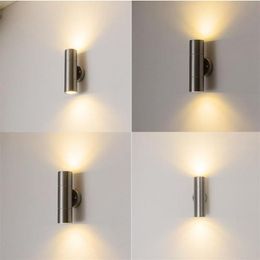 Outdoor Waterproof IP65 Wall Lamp Modern LED Light Indoor Sconce Decorative Lighting Porch Garden Lights GU10 Lamps219B