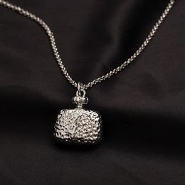 Modekette Luxus Halskette Designer Schmuck Gold Silber Doppelring Weihnachtsgeschenk Juwelier Herren Frau Diamant Liebe Anhänger Halsketten haben Halskette