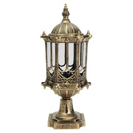 Outdoor Wall Lamps Retro Garden Light Porch Lamp Post Lantern Pillar Walkway Lighting Balcony Aisle Lights Decoration Yard Patio222o