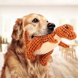 Dog Toys Chews Cats and Dogs Pet Plush Dinosaur Toys Interactive Dog Chew Toys Plush Stuffing Pet Supplies Dog Toys for Small Dogs