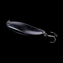 HENGJIA 15g 100pcs lot Metal Spinner fishing lure Artificial lifelike Spinnerbait with Treble hook pesca fishing Tackle321e