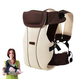 2-30 Months Baby Baby Sling Breathable Ergonomic Front Carrying Children Kangaroo Infant Backpack Pouch Warp Hip Seat 240124