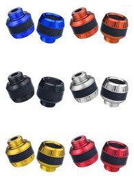 All Terrain Wheels Motorcycle Frame Slider Aluminum Alloy Front Fork Cup Falling Crush Protector Carbon Fiber For Motorbike Scooter