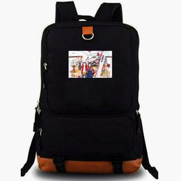 Summer Wars backpack Overture daypack Anime school bag Cartoon Print rucksack Leisure schoolbag Laptop day pack