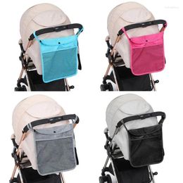 Stroller Parts Practical Trolley Bunch Net Pocket Baby Mesh Bottle Diaper Storage Bag