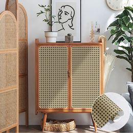 3d Rattan Wallpaper Home Decor Peel And Stick Vinyl Plaid Self Adhesive Wallpapers Furniture Cabinet Sticker Self Adhesive Paper 240123