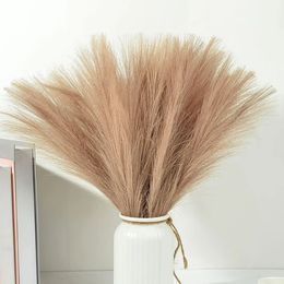 20/10 pieces of fluffy Pampas grass artificial flower Bohemian decoration DIY bouquet used for wedding parties home vases decoration fake plants Reed 240131