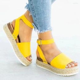 Dress Shoes Rope Woven Retro Women 2024 Summer Heightening Platform Women's Sandals Lightweight Comfortable Modern