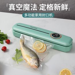 ZK20 Vacuum packaging machine household automatic vacuum sealing machine small mini plastic sealing machine portable kitchen freshness machine 21