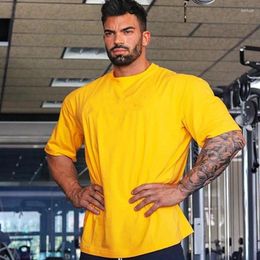 Motorcycle Apparel Hip Hop Style Short Sleeve Sports Fitness Large T-shirt Men's Running Leisure Cotton Exercise Suit