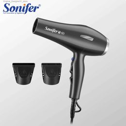 Hair Dryers Professional Hair Dryer For Household 2000W Electric Mute Hot/cold Strong Wind Fast Hair Dryer Portable Sonifer Q240131