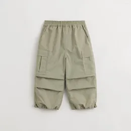 Trousers MARC&JANIE Three-proof Fabrics Outdoor Style Boys Children's Pants With Large Pockets Work For Spring 240212