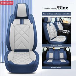 Car Seat Covers YOTONWAN Universal Full Coverage For Nissan Note Murano March Teana Tiida Almera Available Accessories Protector