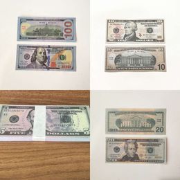 50% Size Movie prop banknote Copy Printed Money Party Supplies USD Uk Pounds GBP British 10 20 50 commemorative toy For Christmas Gifts Fun 11WCGJ