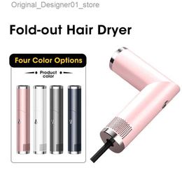 Hair Dryers 1000W Fold Hair Dryer Hairdryer Blow Dryer Constant Temperature Hair Care Portable Professional Hair Dryer for Travel Household Q240131