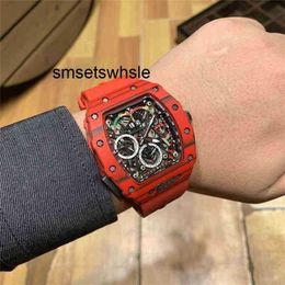 Automatic Mechanical Watches Fibre Mechanical Tape Leisure Case Fully Carbon Swiss Movement LY