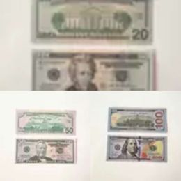 Party Supplies 2022 Fake Money Banknote 5 10 20 50 100 Dollar Euros Realistic Toy Bar Props Copy Currency Movie Money Faux-billets 100 PCS PackVRYOZSG3