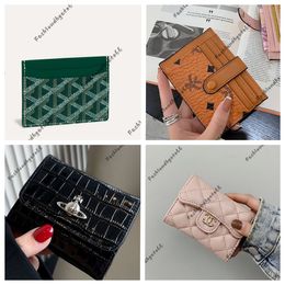 Borsa di design di lusso di moda Portafogli multiporta Porta carte di credito Porta carte di credito Chiave da donna Borsa Hermes Chanele da uomo Portafogli vintage Porta passaporto uomo in pelle Goyard