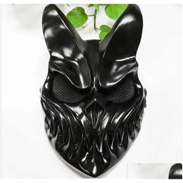 Party Masks Adjustable Game Dark Kids Cosplay Mask Mouth Stage Halloween Costume Cool Play Prop Drop Ship X0803 Delivery Home Garden Dh3Bc