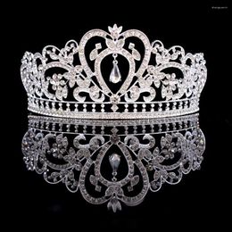Hair Clips Luxury Fashion Jewellery Princess Bridal Prom Headdress Banquet Accessories Tiara Wedding Veil Crown