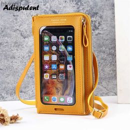 Cell Phone Pouches Touch Screen Phone Bag Crossbody Bags For Women RFID Multifunctional Shoulder Wallet Mini Womens Bag Mobile Wallet Card Holder YQ240131