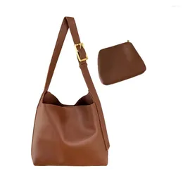 Evening Bags Faux Leather Shoulder Bag Simple Stylish Women's With Adjustable Straps Large For Great