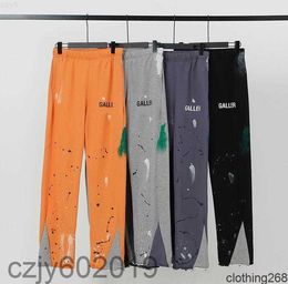 Men's Pants Designer Mens Galleryes Depts Multi Panel Flared Women Sports Loose High Street Sweatpants Vintage Trousers Hip Hop Pantstaw EA1M