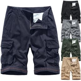 Men's Pants Men 2024 Summer Shorts Casual 5 Point Loose Multi-pocket Cargo In Clothing