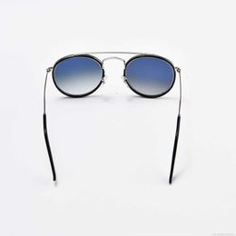 Sunglasses Luxury Retro Round Designer Sunglasses Polarized Women Brand Design Mirror Lens Circle Frame Sun Glasses Cool 3647 Shades SWCC