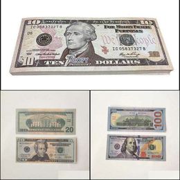 Best 3A Festive Other Children Gift Usa Dollars Party Supplies Prop Money Movie Banknote Paper Novelty Toys 10 20 50 100 Doll Otekwcm79