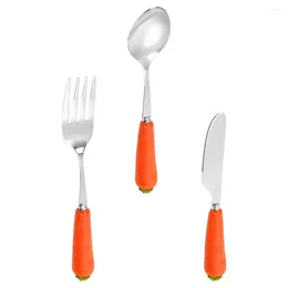 Dinnerware Sets Stainless Steel Cutlery Household Kids Silverware Child Fork Spoon Kit Utensils