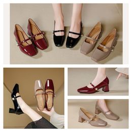 Ballerinas aus gestepptem Leder, Designer-Schuhe für Damen, Ballerinas, Pumps, Loafer, Slingback mit niedrigem Absatz, Schwarz, Weiß, Burgunderrot, Wolle, glitzernder Stoff, Komfortschuh