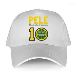 Ball Caps Adult Unisex Hat Brand Baseball Cap Pele #10 Edson Arantes Do Nascimento 1957-1971 77Goals Brazil King Legend Cotton Casual