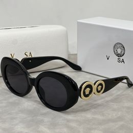Designers Sunglasses for Women Luxury Summer Glasses Popular Letter Unisex Eyeglasses Metal Glasses with Images Box Very Nice Gift 6 Colour