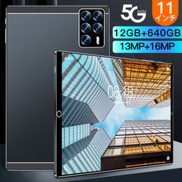 2024 Tablet Yabancı Ticaret Edition Dual Sim Dual Standby Entertainment Office Entegre 12+640 Android 12 Çapraz Sınırla Yeni Model