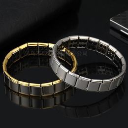 Link Chain ed Stainless Steel Magnetic Bracelet For Women Healing Bangle Balance Health Men Care Jewelry219N