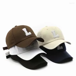 Ball Caps 2024 Cotton Baseball Cap For Women And Men Fashion Letter L Hat Casual Hip Hop Snapback Hats Summer Visors Sun Unisex