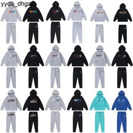 Trapstar 2023 fashion Casual Mens Tracksuits Embroidered Men Women Hoodie London Shooters Hooded Tracksuit Designer Sportswear 688ss PF71